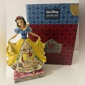 Disney Showcase Snow White Figurine in Original Box, 4007992 Jim Shore VTG